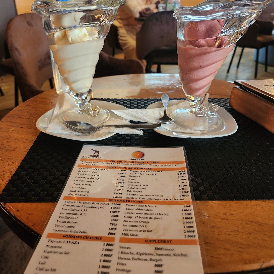 Glaces et desserts maison